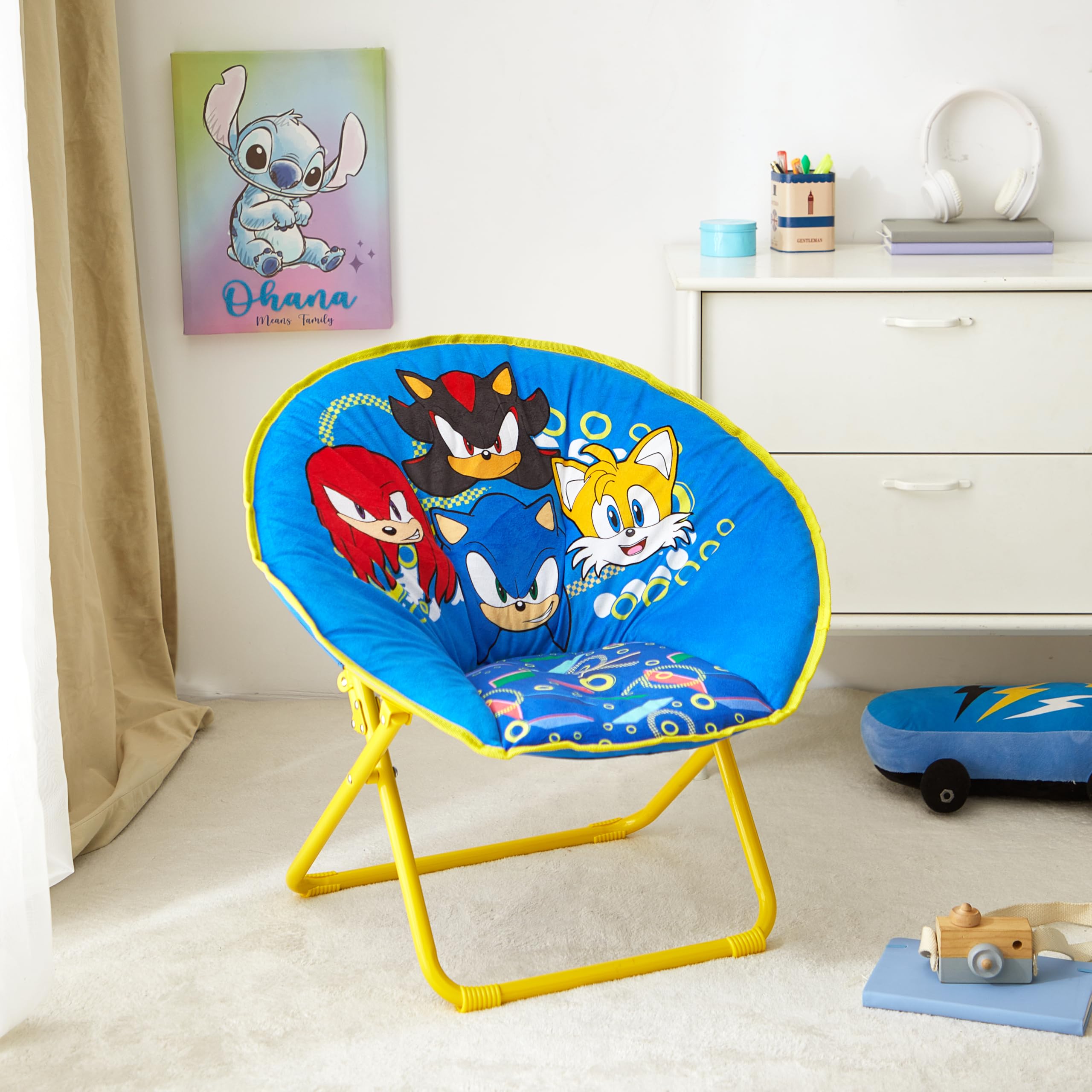 Amazon.com: Sega Sonic The Hedgehog 23-Inch Kids Folding Saucer